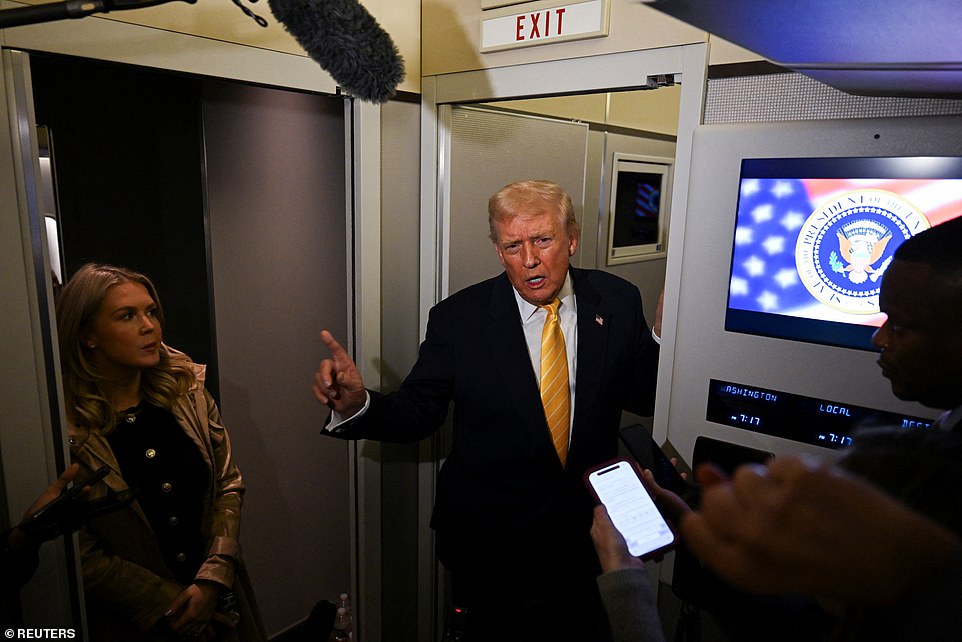 'Quiet, piggy': Trump snaps at reporter over Epstein question