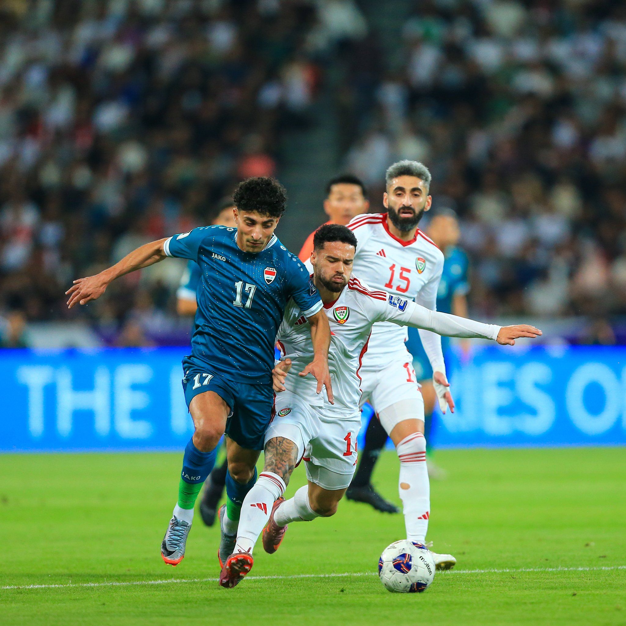 Irak merayakan kemenangan dalam laga play-off Piala Dunia 2026