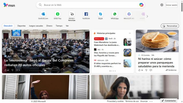 MSN.com consolida su poder global: así se posiciona frente a Yahoo ...