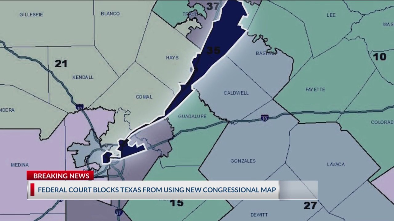 Court blocks new Texas congressional map