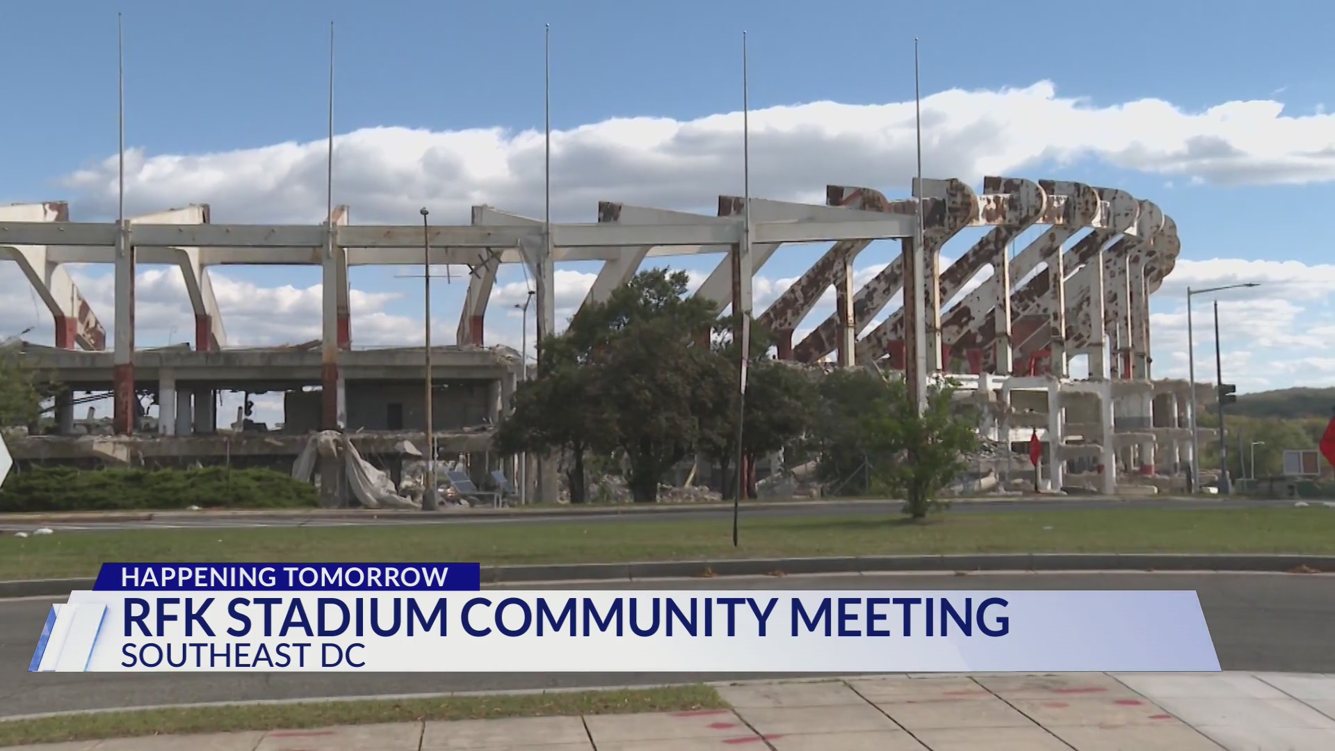 RFK Stadium community meeting in Southeast DC