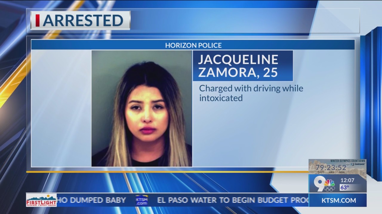 ‘Dangerous driving’ woman arrested for DWI in Horizon