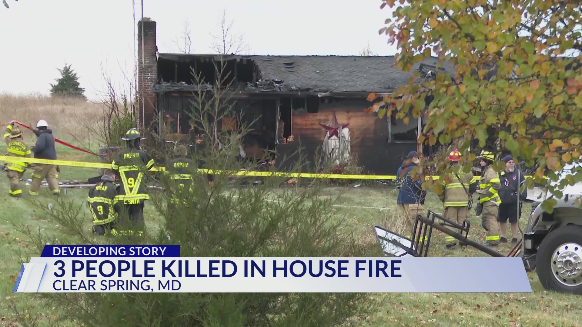 Investigators probe cause of early morning fatal house fire in Clear Spring
