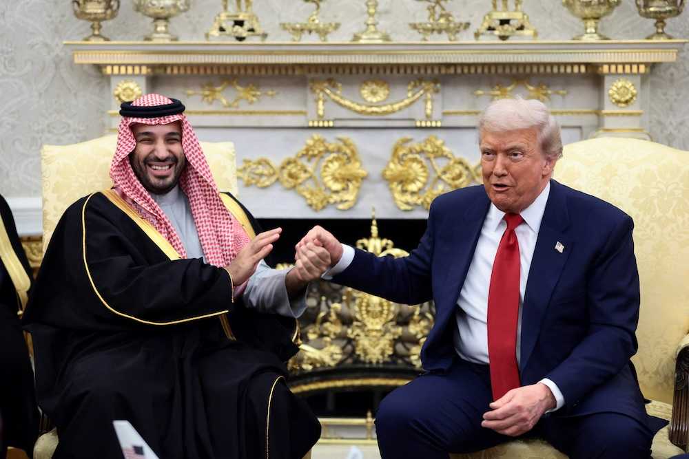 Trump defends Saudi leader while ignoring his role in Khashoggi's murder