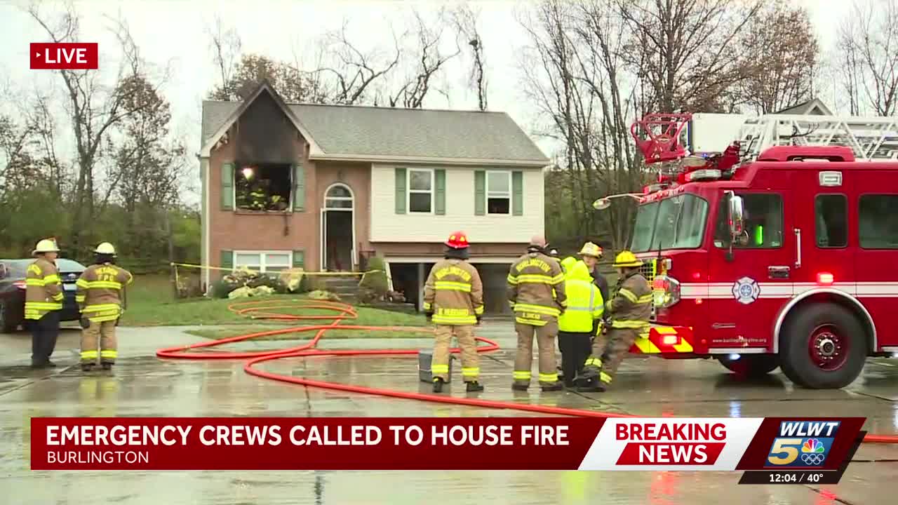 Emergency crews called to house fire in northern Kentucky