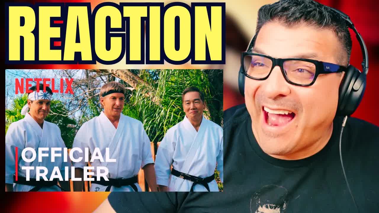 Cobra Kai season 6 part 1 | Official trailer reaction | Netflix ...