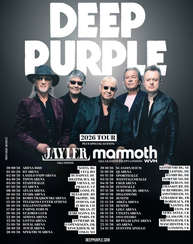 Οι Deep Purple ανακοίνωσαν συναυλία στην Ελλάδα