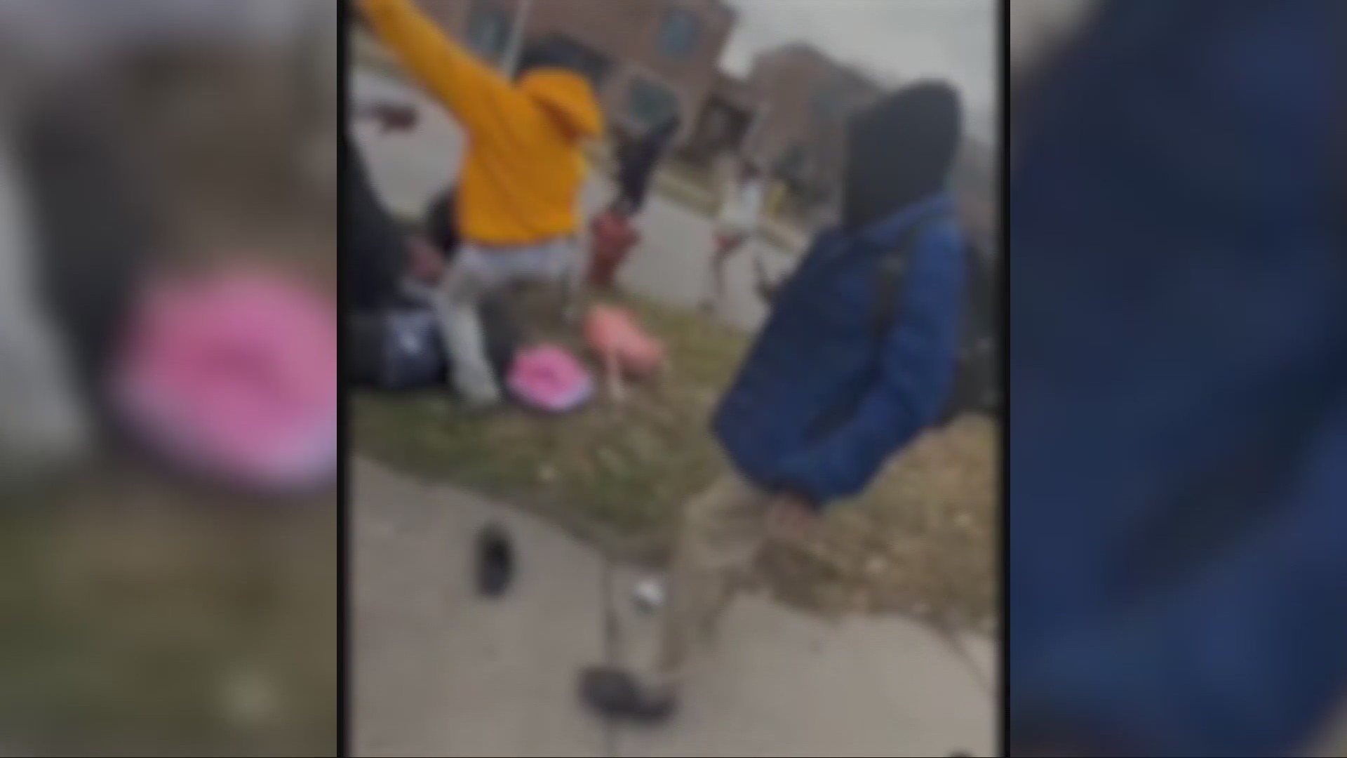 Community outraged after viral video shows mom, children being jumped