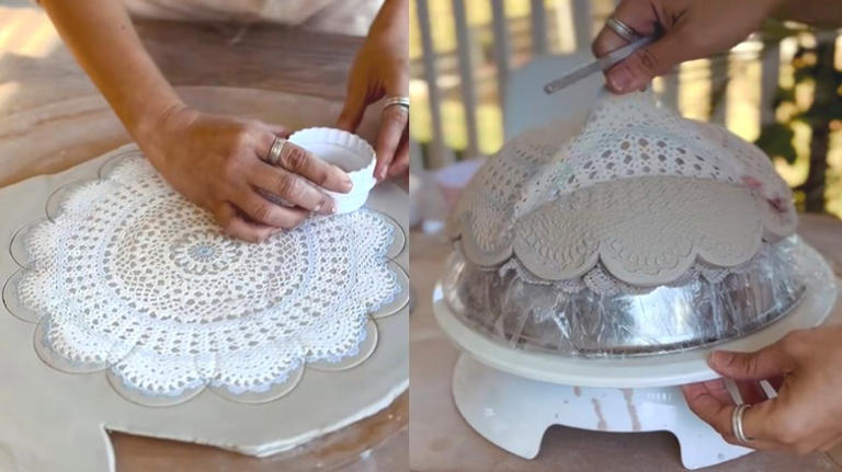 Reuse An Old Doily To Craft A Beautiful, One-Of-A-Kind Bowl