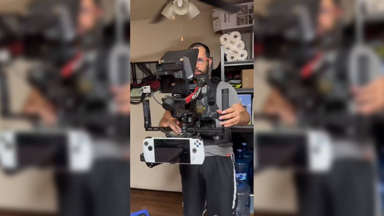 This speedrunner has been perfecting an IRL game streaming body rig setup