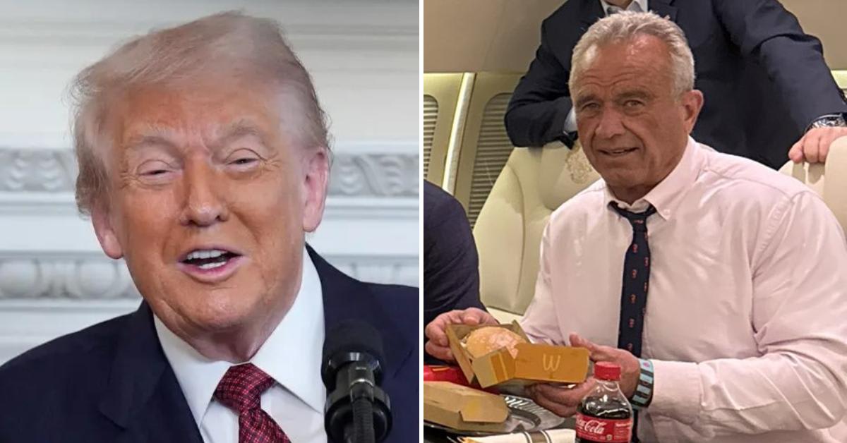 Donald Trump Reveals He Got RFK Jr. to Eat a McDonald's Big Mac After ...