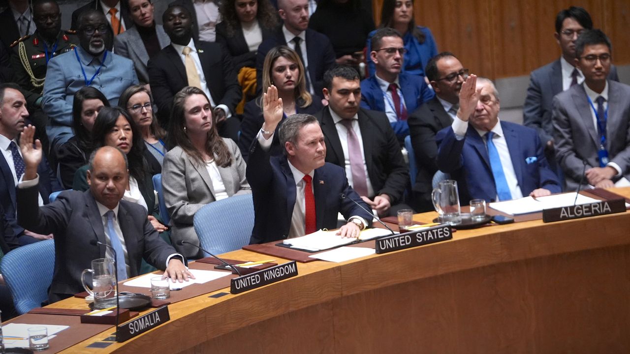 UN Security Council backs Trump’s Gaza peace plan