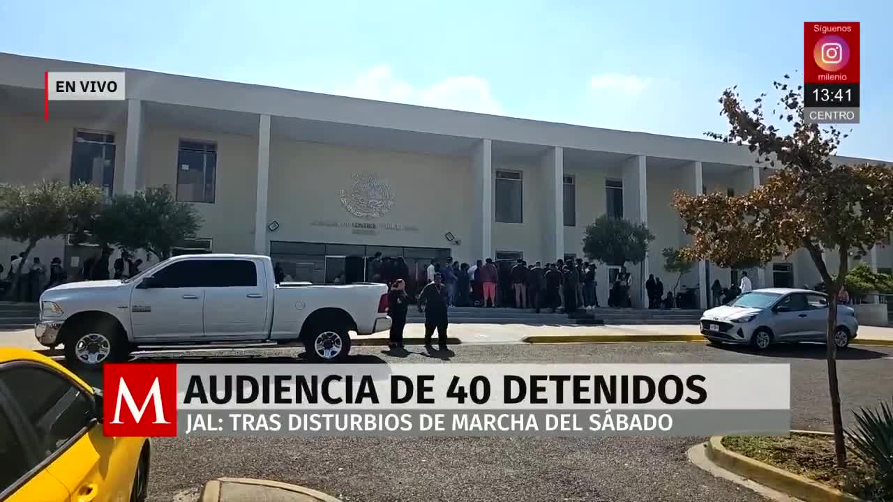 Inicia audiencia de 40 detenidos por disturbios en la marcha del sábado ...