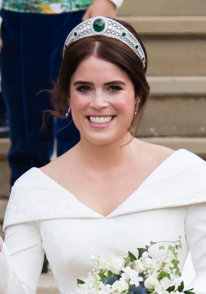 Getty Images Princess Eugenie on her wedding day in 2018.