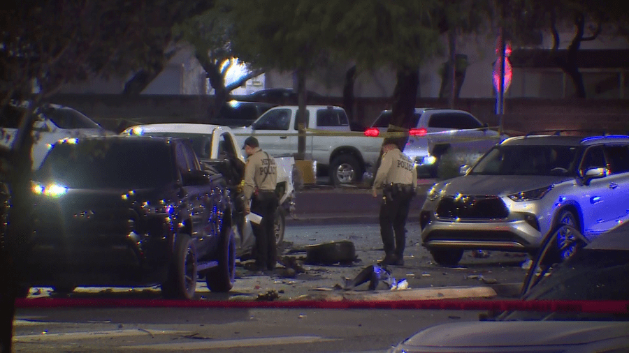 Las Vegas police seek witnesses after deadly 12-vehicle crash