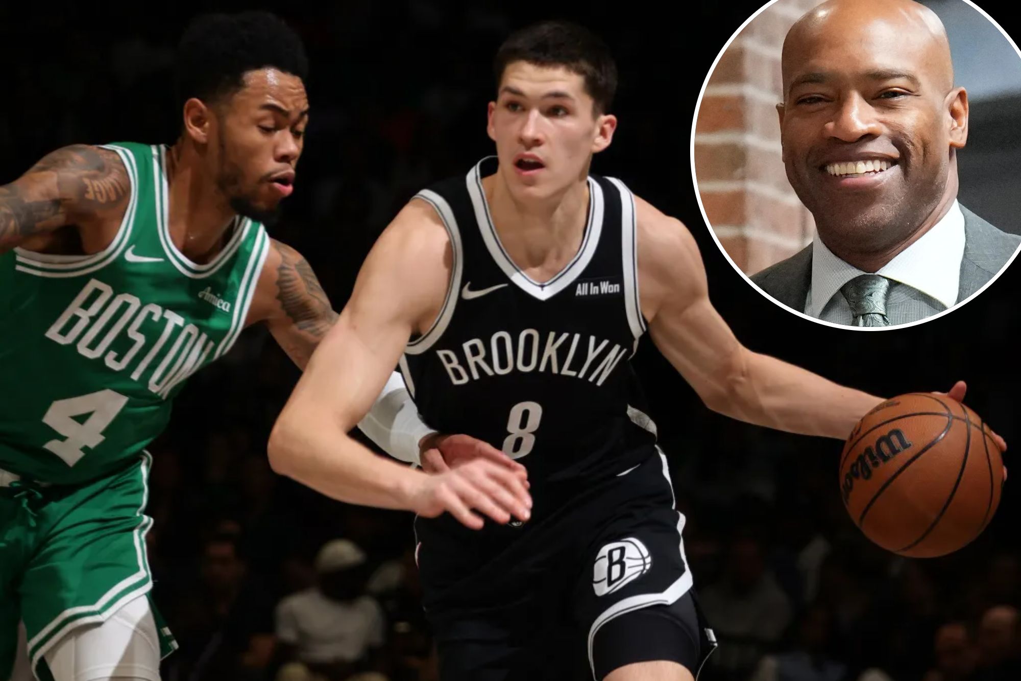 Nets’ Egor Demin hopes valuable tips from Vince Carter help lift his game