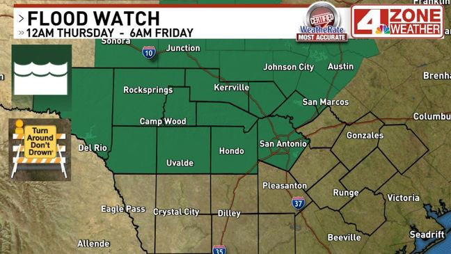 Flood watch in effect overnight with 1–3 inches of rain possible, 6 ...