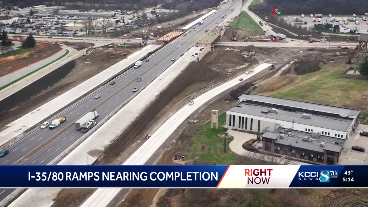 I-80/35 Hickman Road interchange project on track to open ramps this winter