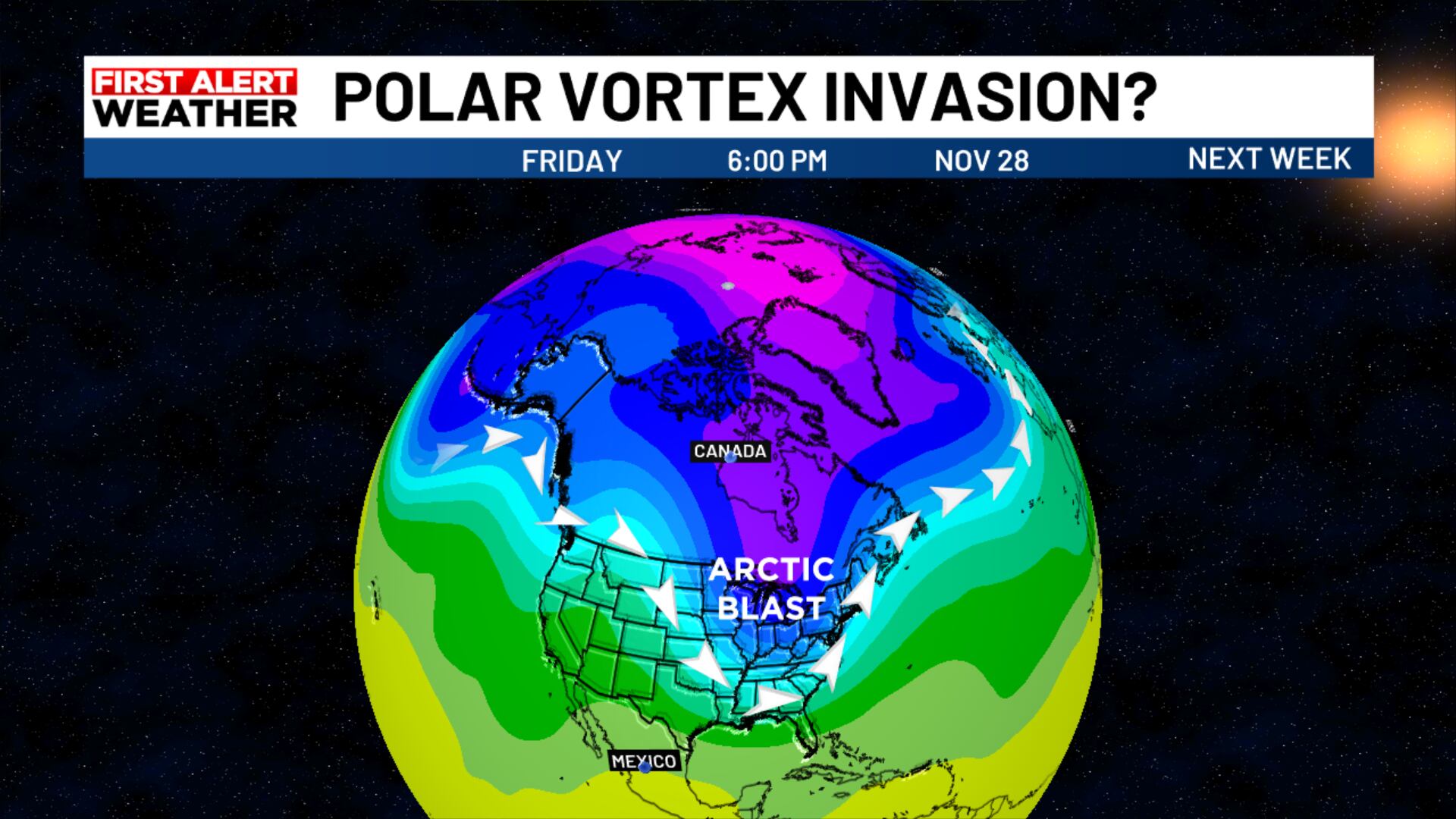 Polar Vortex could be on the move