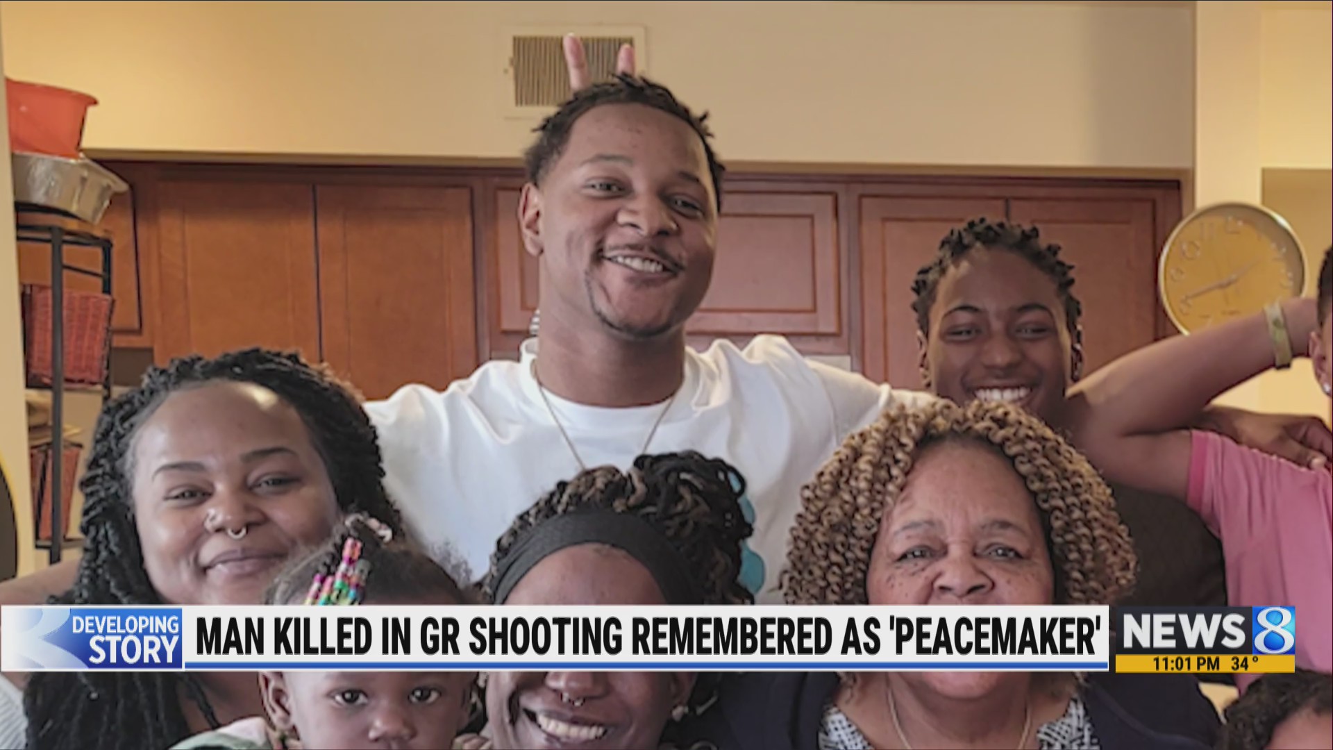 Man killed in GR shooting remembered as ‘peacemaker’
