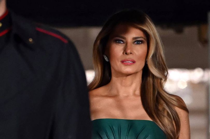 Melania's clever choice of emerald green gown for White House dinner with  Saudi Arabia leaders