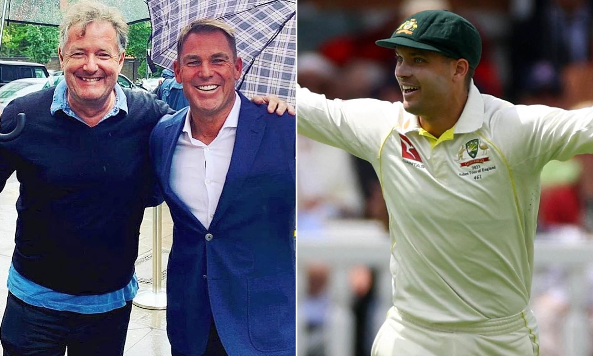 See Piers savage response to Alex Carey calling him the