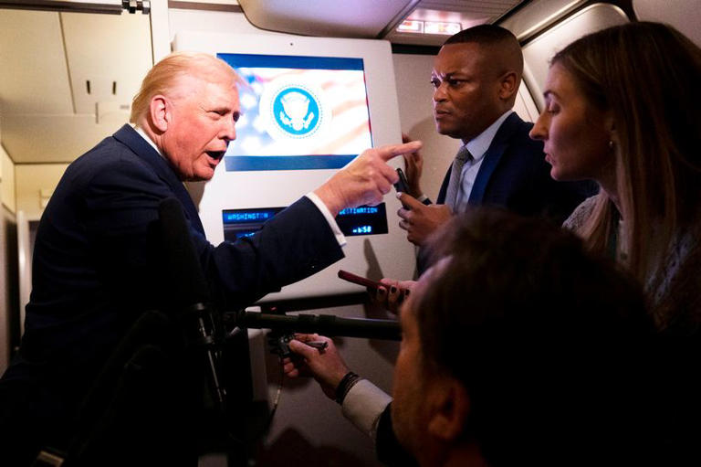 Furious Donald Trump threatens to cancel ABC's license after clash with ...