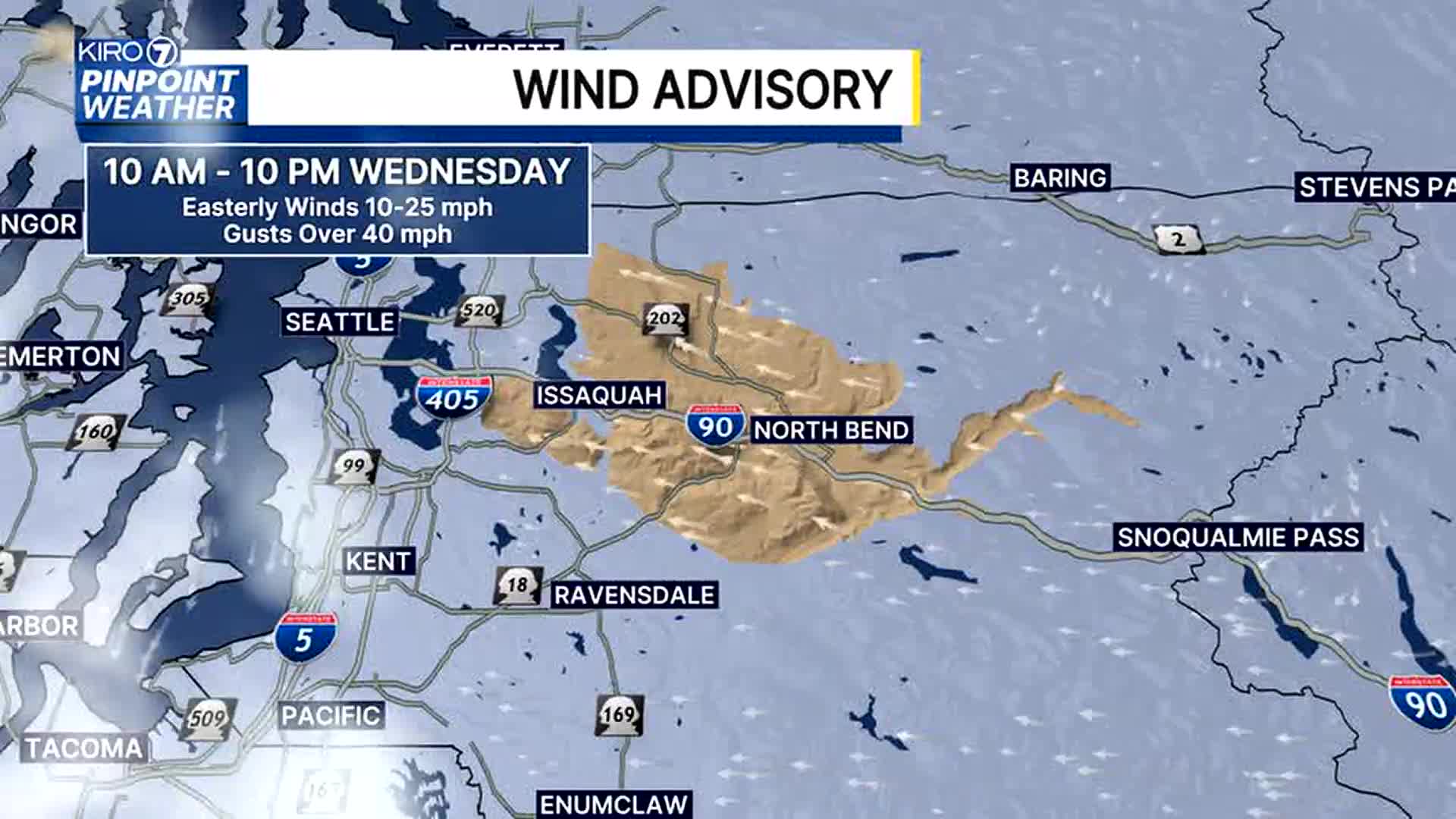 Forecast into Wednesday Nov 19