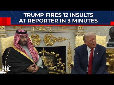 On Cam: Trump Fires 12 Insults At Reporter Over 'Mean' Questions On