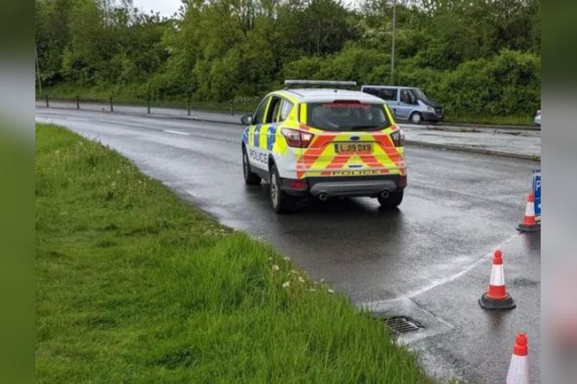 A500 crash between lorry and car shuts road as 999 crews scrambled