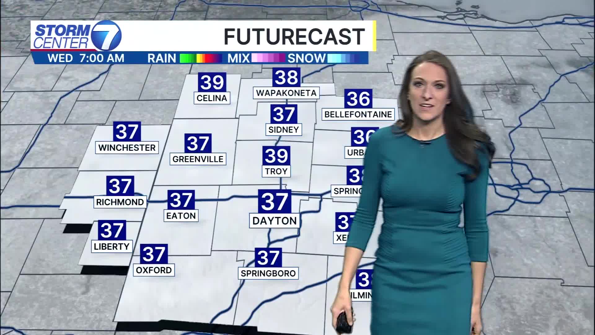 More rain as temperatures climb across the Valley