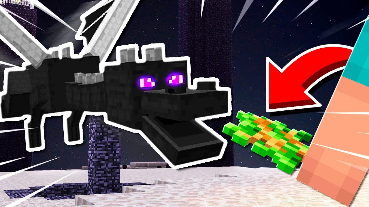 The Worst Way to Fight the Enderdragon in Minecraft