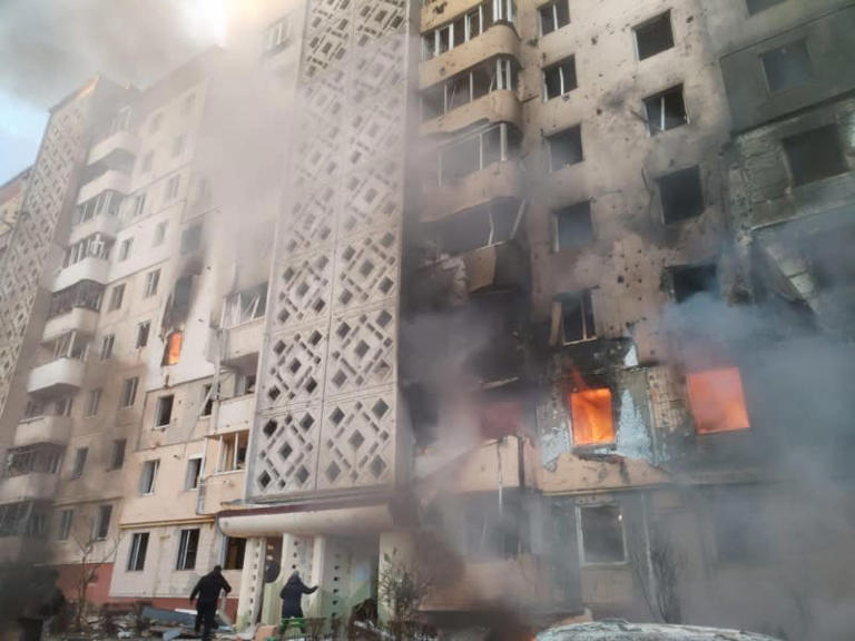 Ternopil high-rise destroyed, Lviv and Burshtyn struck: What we know ...