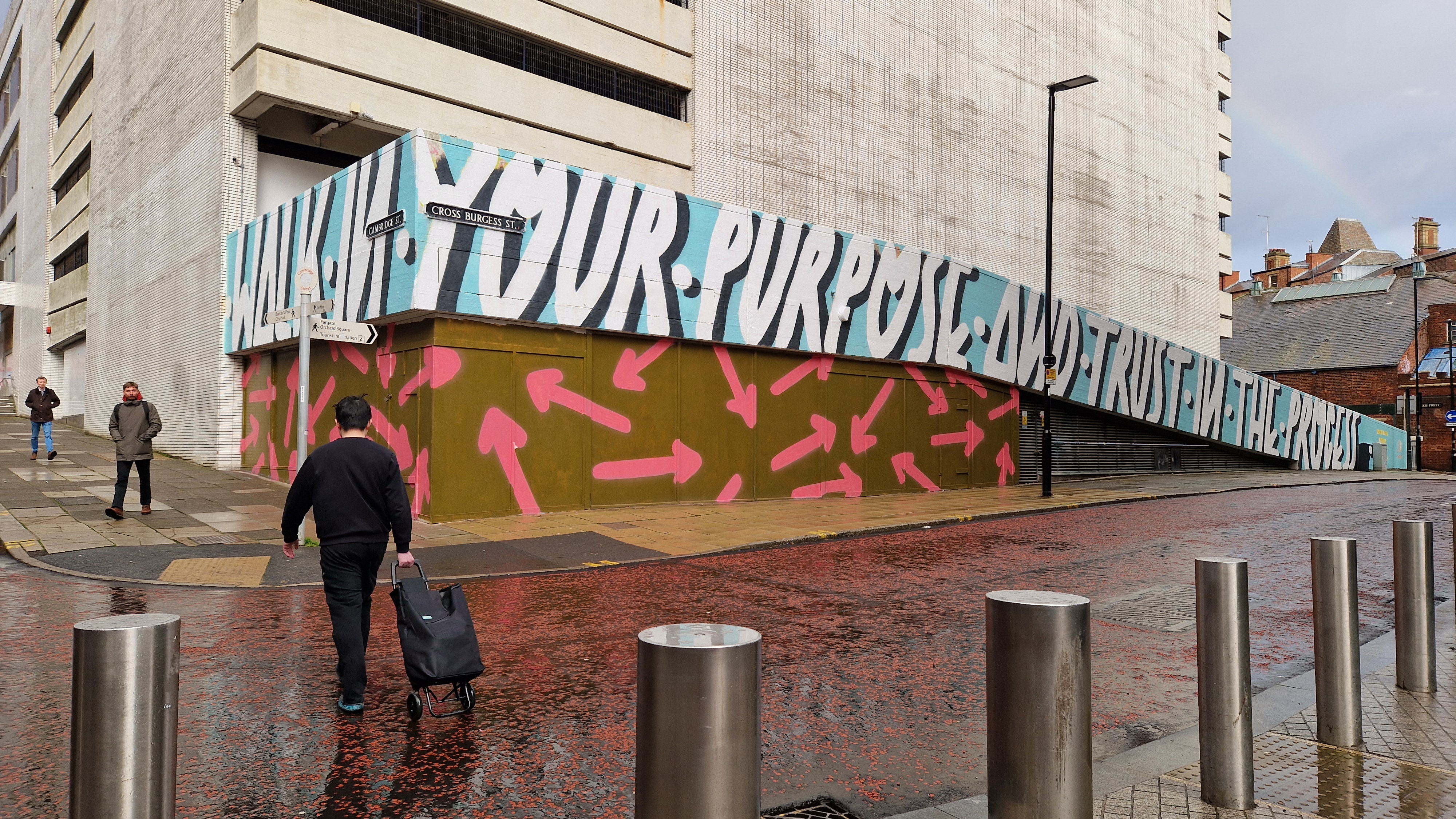 Cole Brothers: Graffiti artist Kid Acne completes mural on John Lewis ...
