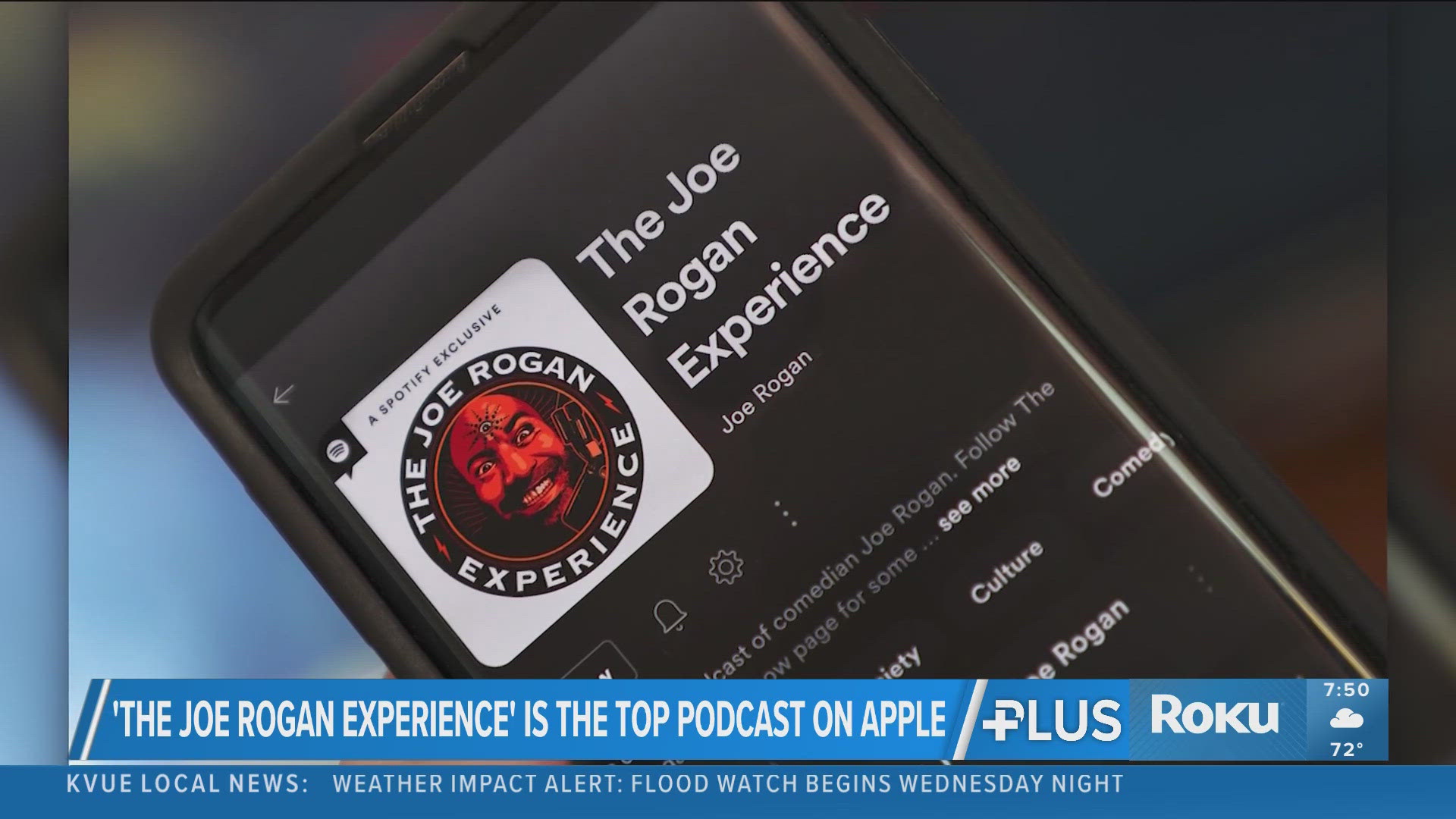 'The Joe Rogan Experience' ranks No. 1 Apple podcast