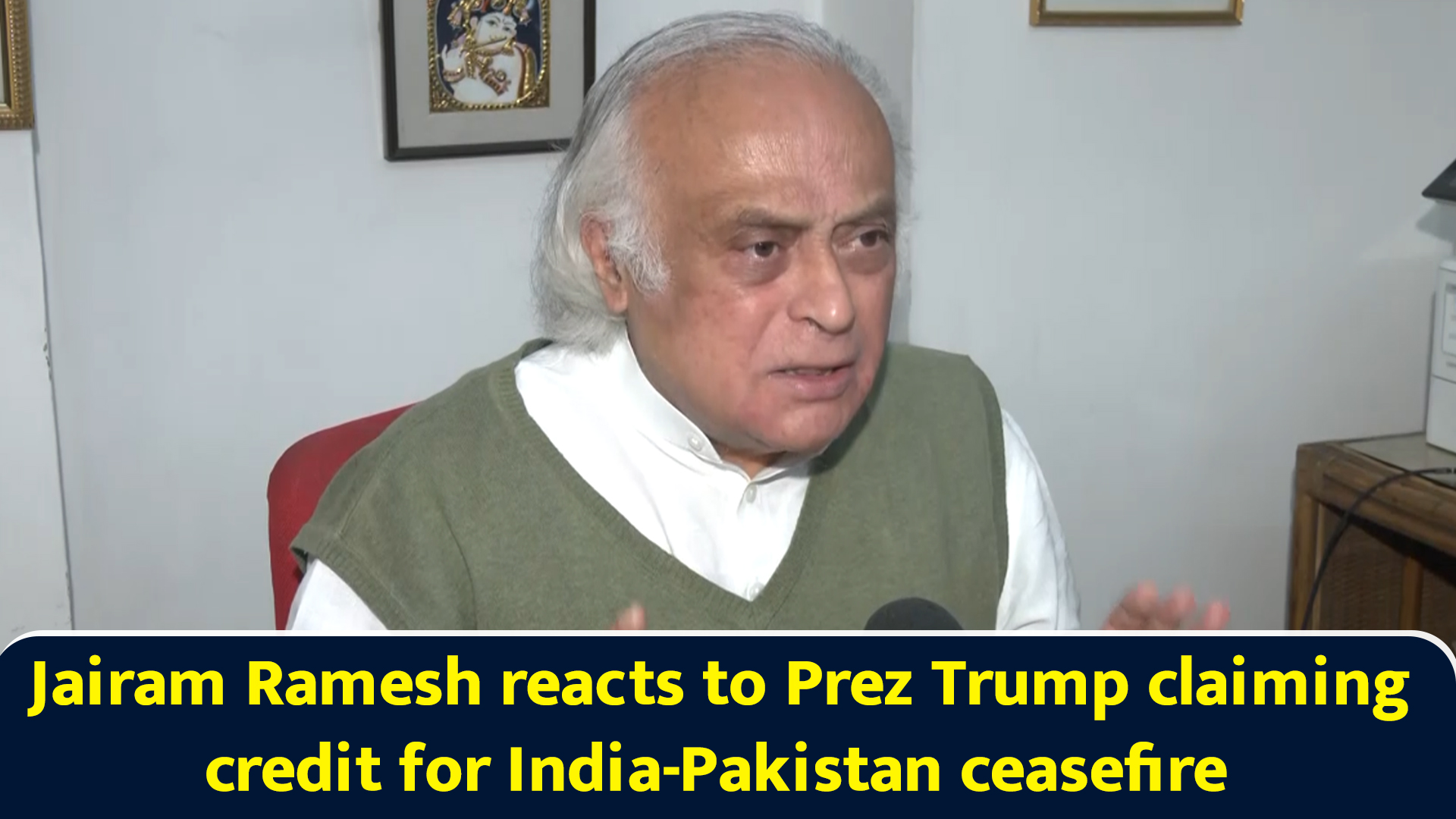 Jairam Ramesh reacts to Prez Trump claiming credit for India-Pakistan ...