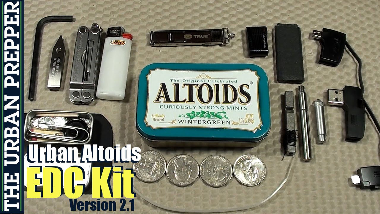 Urban Altoids EDC tin v2.1 setup and review