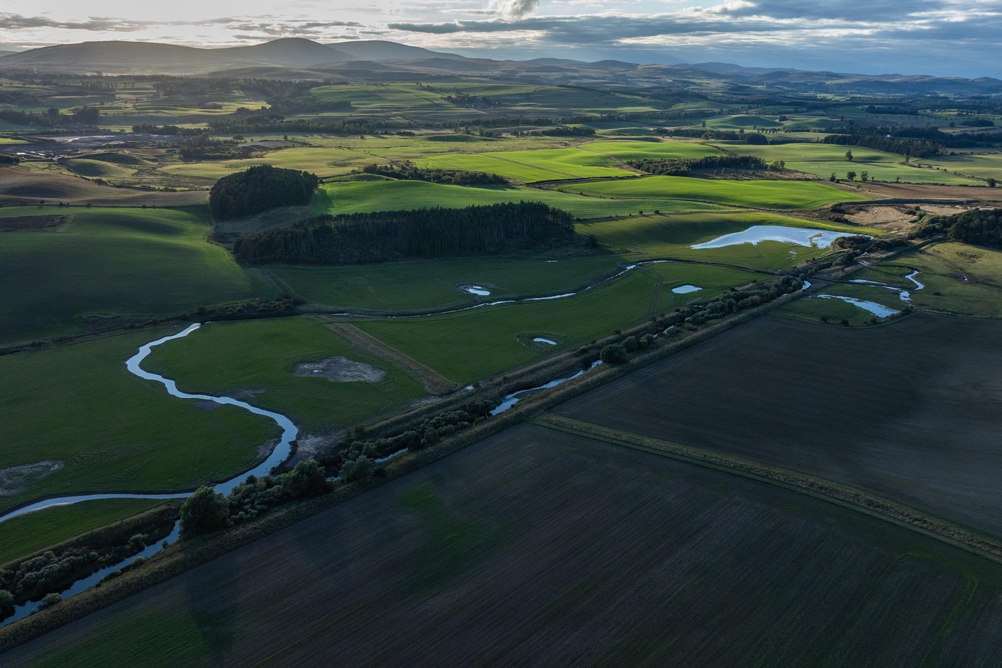 River Breamish in Northumberland reconnected to its flood plain thanks ...