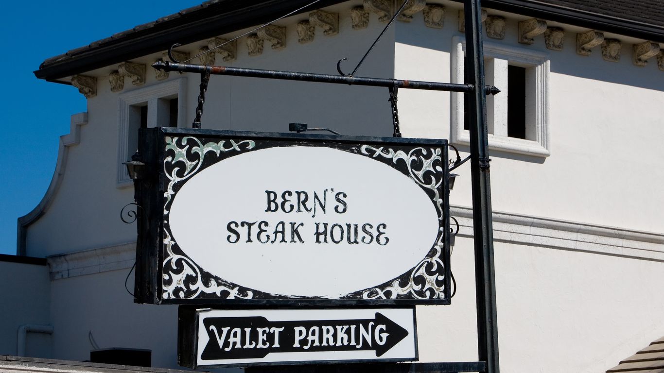 Bern's Steak House a top 100 restaurant in U.S., per OpenTable