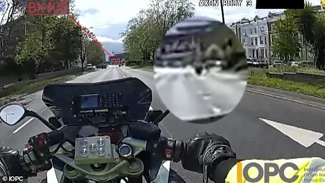 Moment police motorcyclist knocks over and killls great-gran as he ...
