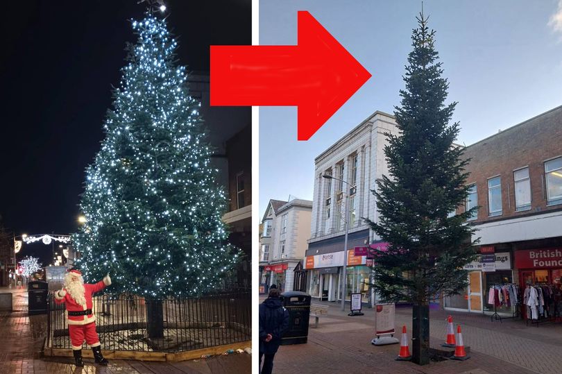 North Wales resort's 'Temu' Christmas tree 'looks like it's been on the ...