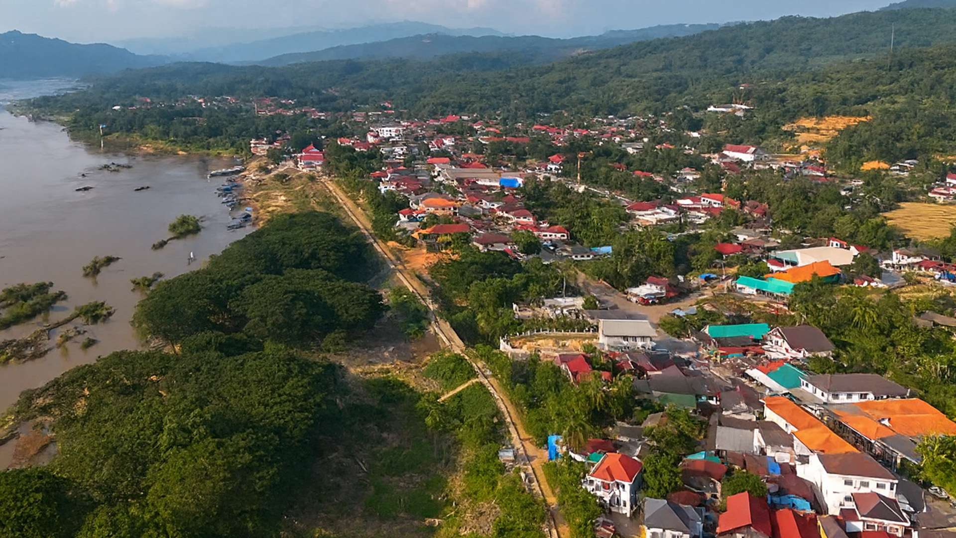 Crossing the Border from Thailand to Laos