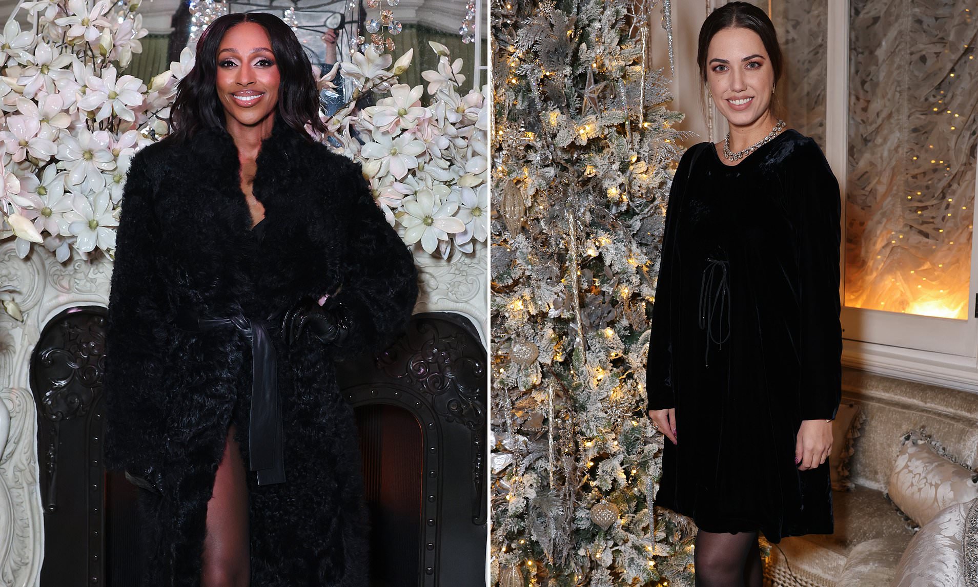 Alexandra Burke and Amber Le Bon attend the grand unveiling of the ...