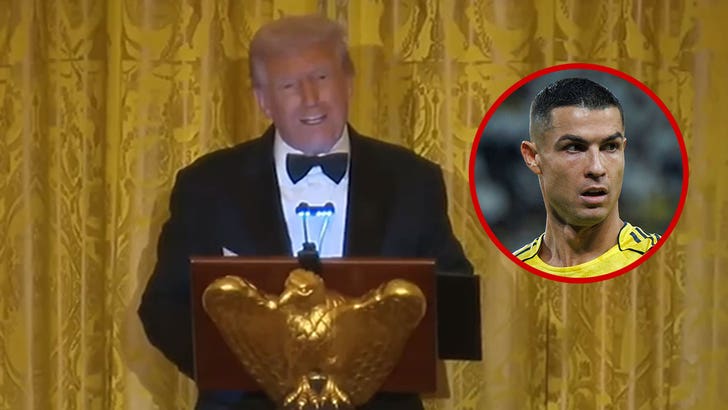 Cristiano Ronaldo Meets With President Trump At White House