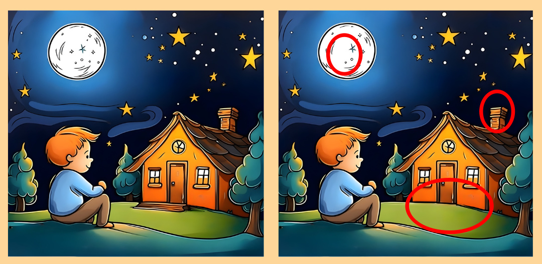 spot the differences in 11 seconds solution