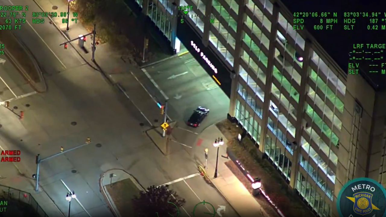 Michigan State Police follow path of stolen vehicle