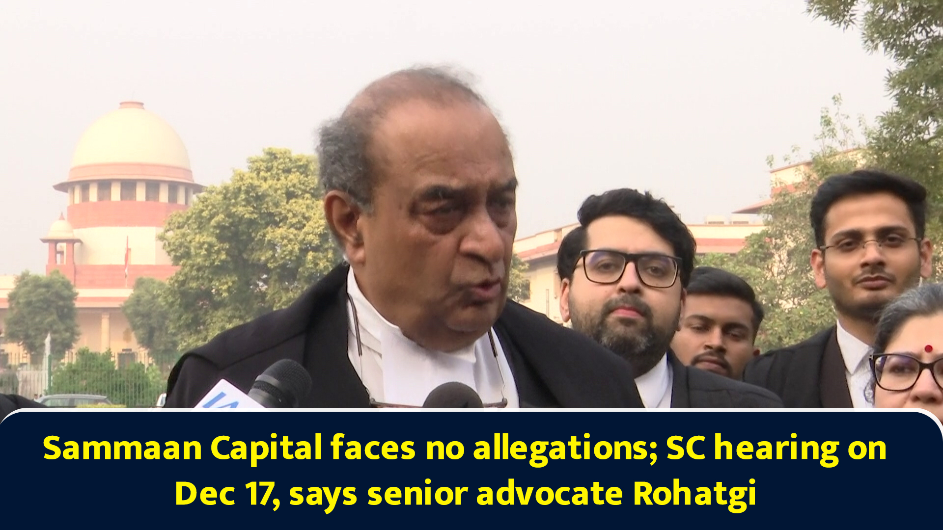 Sammaan Capital faces no allegations; SC hearing on Dec 17, says senior ...