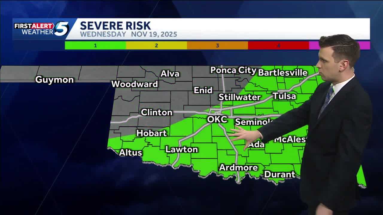 TIMELINE: Rain brings a low chance of severe storms with hail risk ...