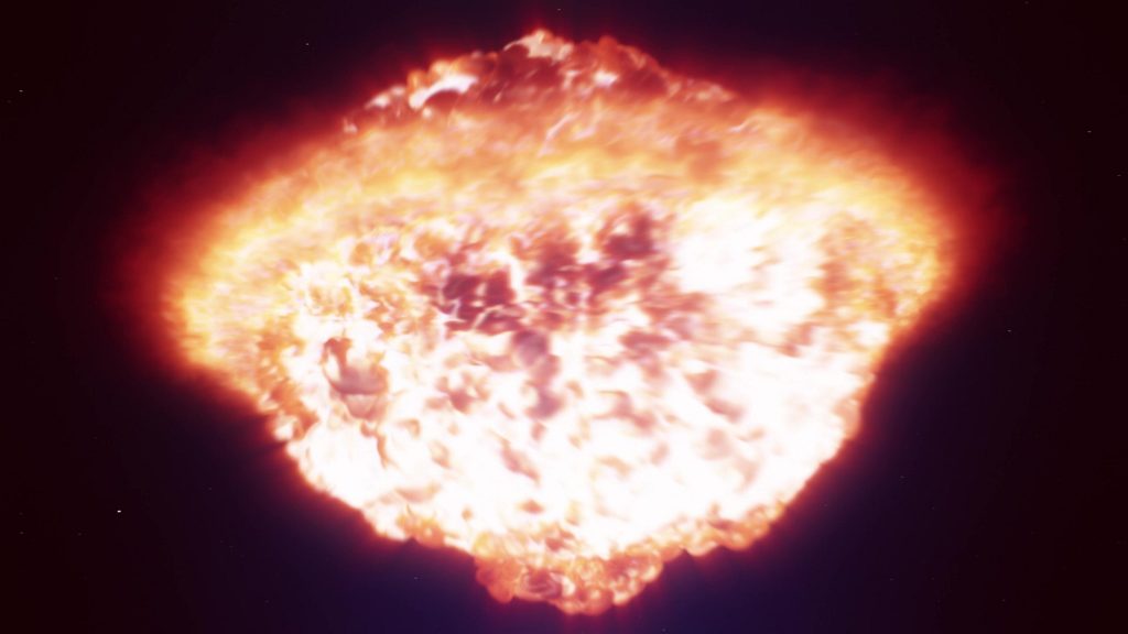 Scientists capture rare glimpse of exploding supernova star