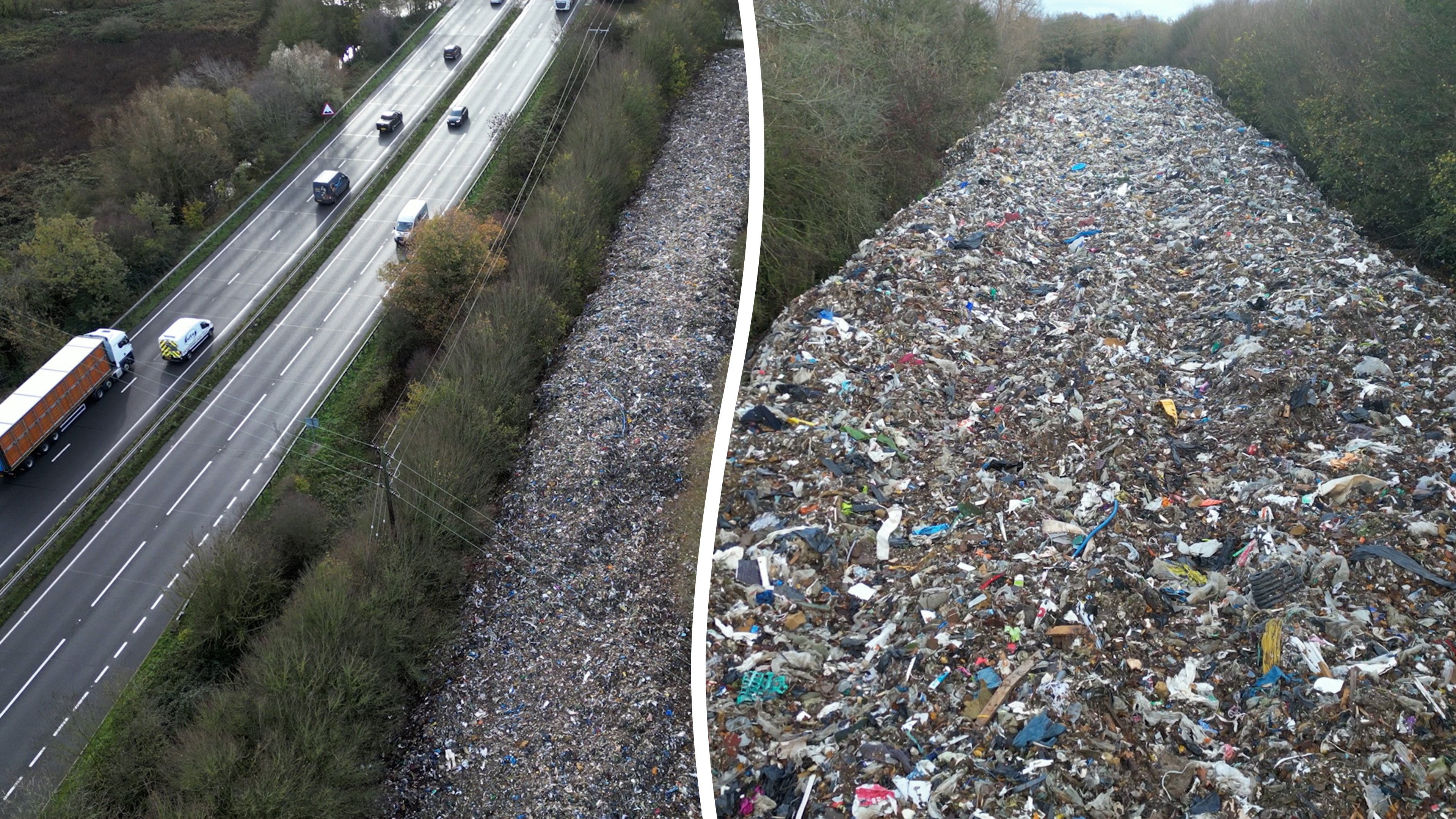 'Britain's biggest ever fly tip' contains waste 'from local councils ...